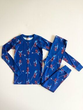 Hanna Andersson Blue Spider-Man Pajamas